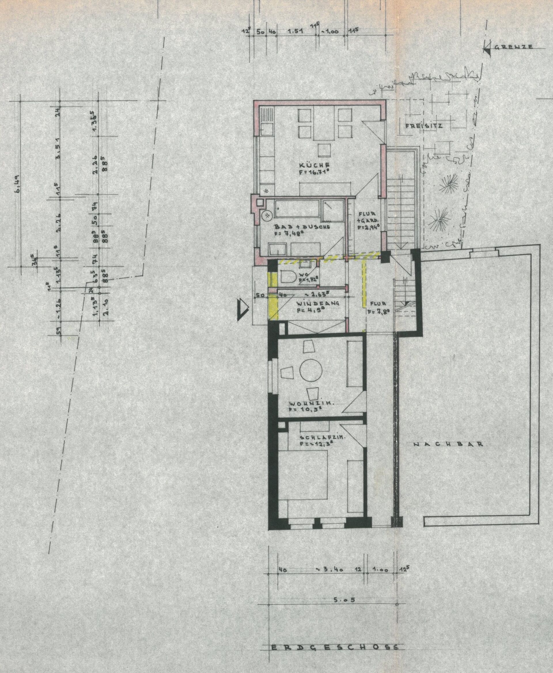 Einfamilienhaus in einer ruhigen Wohngegend sowie zentraler Lage von Hemsbach in Hemsbach