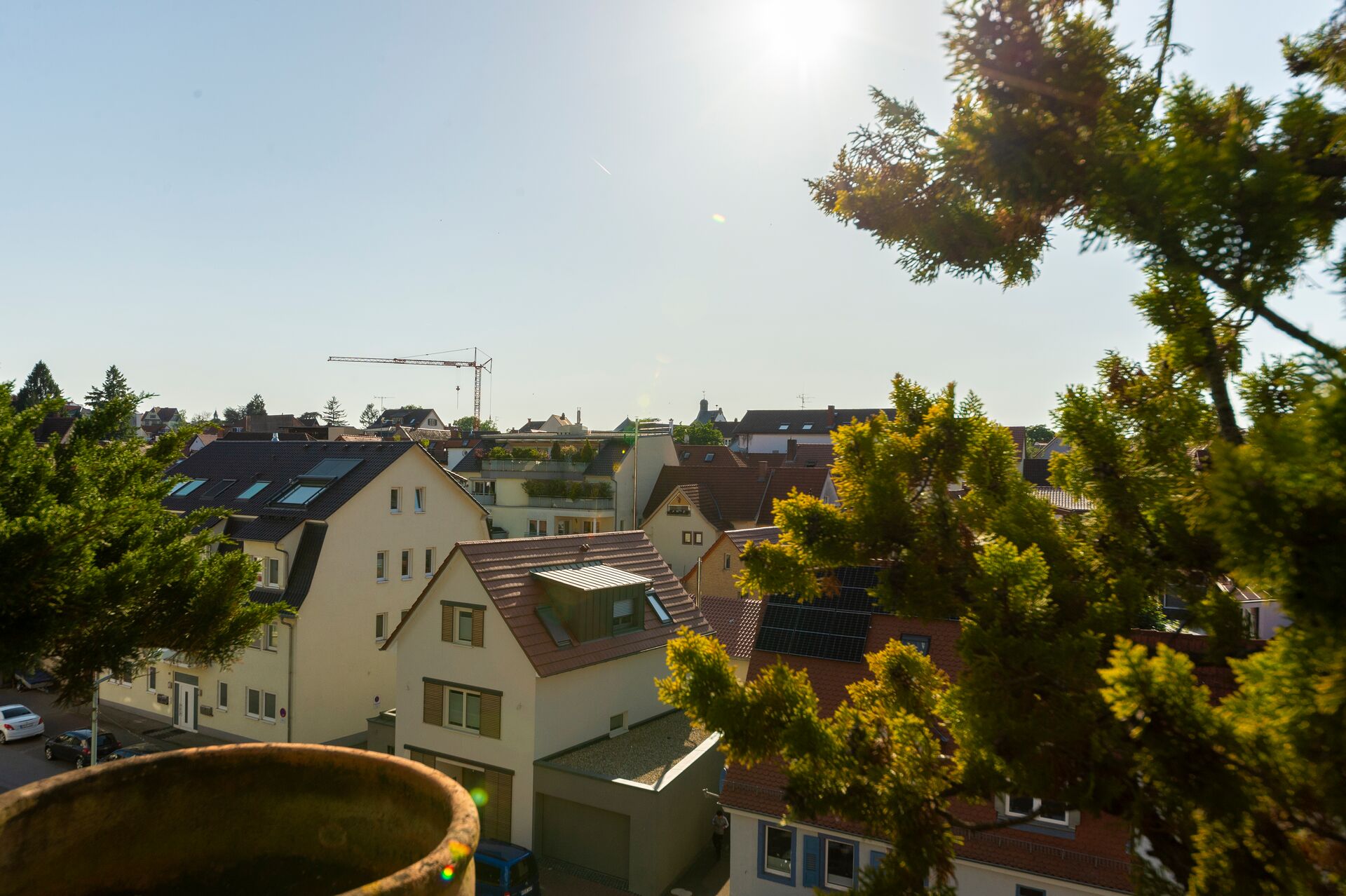Helle, großzügige und modern gestaltete 3 ZKB - Dachterrassen - Wohnung, Weinheim - Stadt -VERKAUFT- in Weinheim